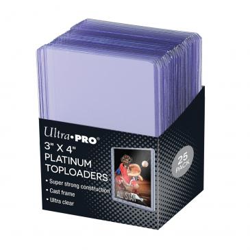 3" X 4" Ultra Clear Platinum Toploader 25ct