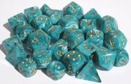 Vortex: 16mm D6 Teal/Gold (12)