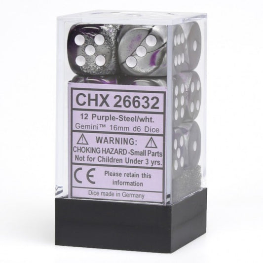 Gemini 2: 16mm D6 Purple Steel/White(12)