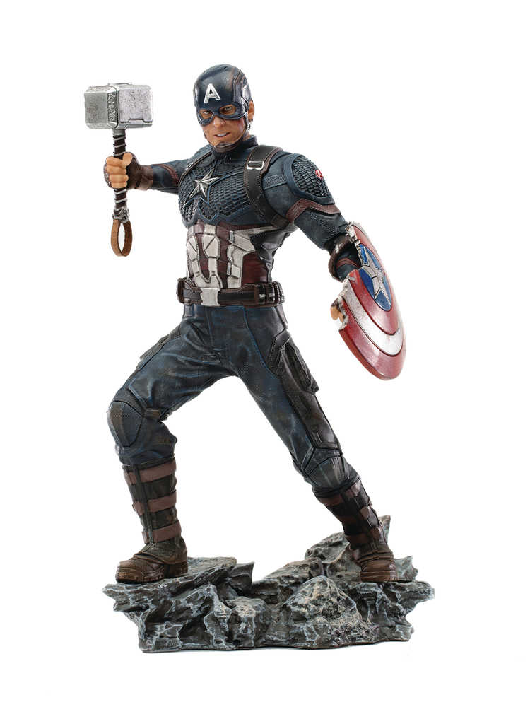 Avengers Inf Sg Captain America Ult Bds Art Scale 1/10 Stat