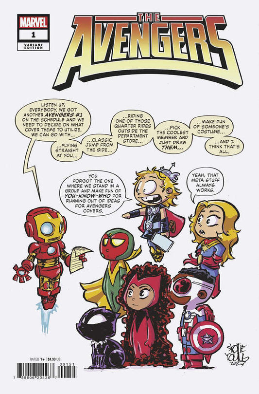 Avengers 1 Skottie Young Variant