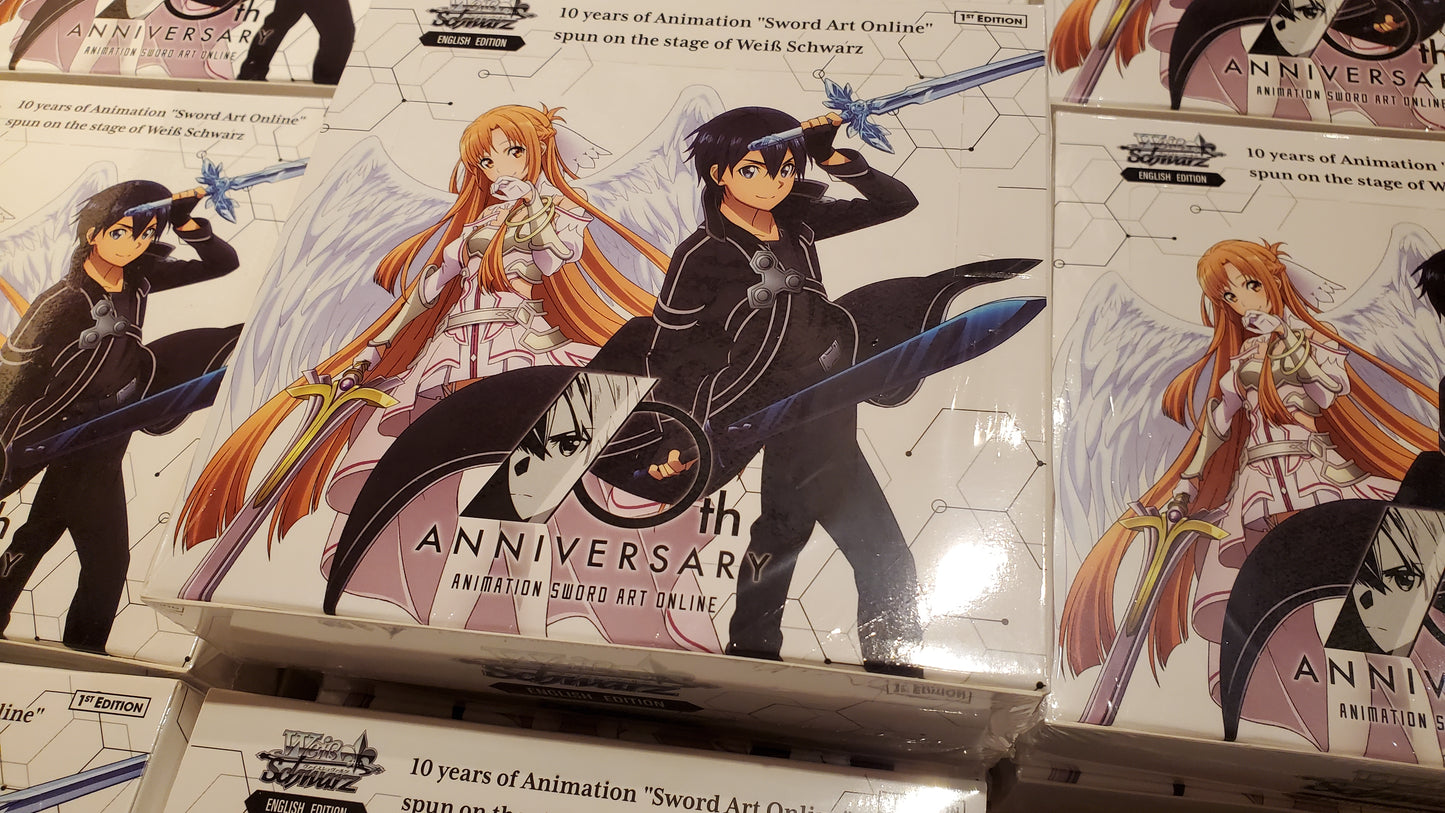 Weiss Schwarz:  Sword Art Online Animation 10th Anniversary Boosters