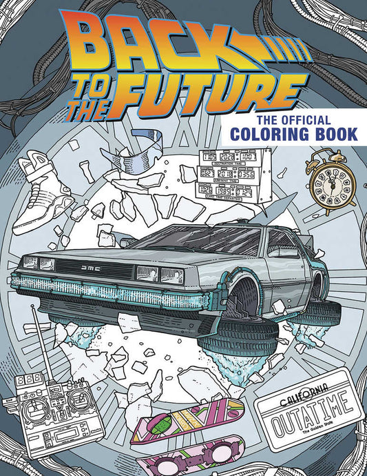 Back To The Future Official Coloring Book