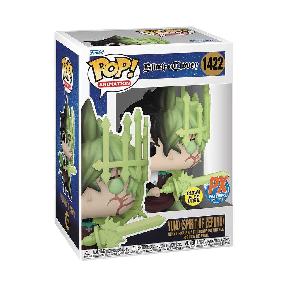 Pop Animation Black Clover Yuno Zephyr Gw Previews Exclusive Vinyl Figure