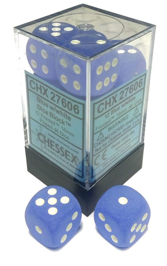 Frosted: 16mm D6 Blue/White (12)