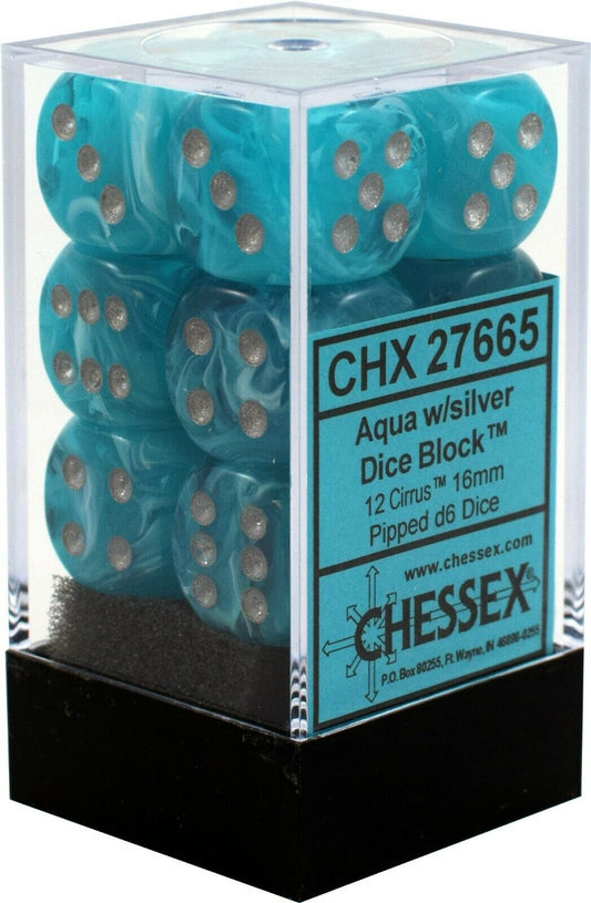 Cirrus 16mm D6 Aqua/Silver (12)