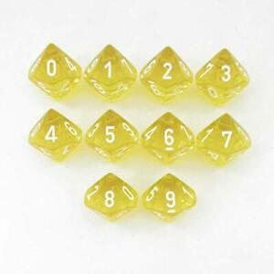 Translucent: Poly D10 Yellow/White (10) Revised