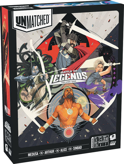 Unmatched: Battle of Legends Vol. 1 - King Arthur Alice Medusa Sinbad