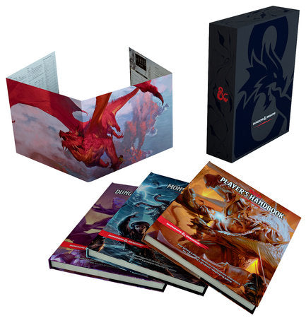 Dungeons & Dragons 5E RPG:  Core Rulebooks Gift Set (Special Foil Covers Edition)