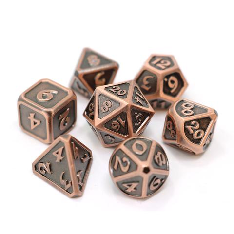 7 Piece RPG Set - Mythica Battleworn Copper