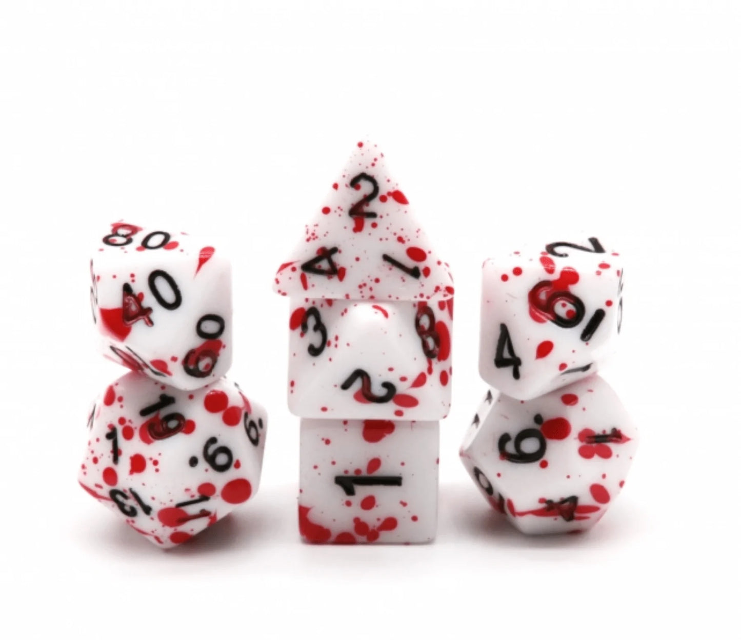 Foam Brain Games: Blood Splatter RPG Dice Set