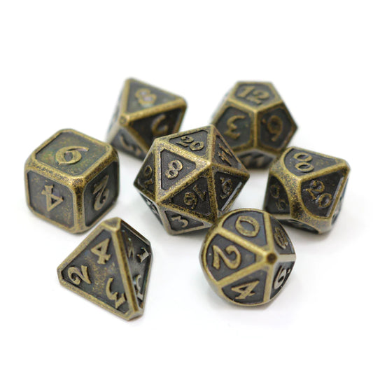 7 Piece RPG Set - Mythica Dark Gold