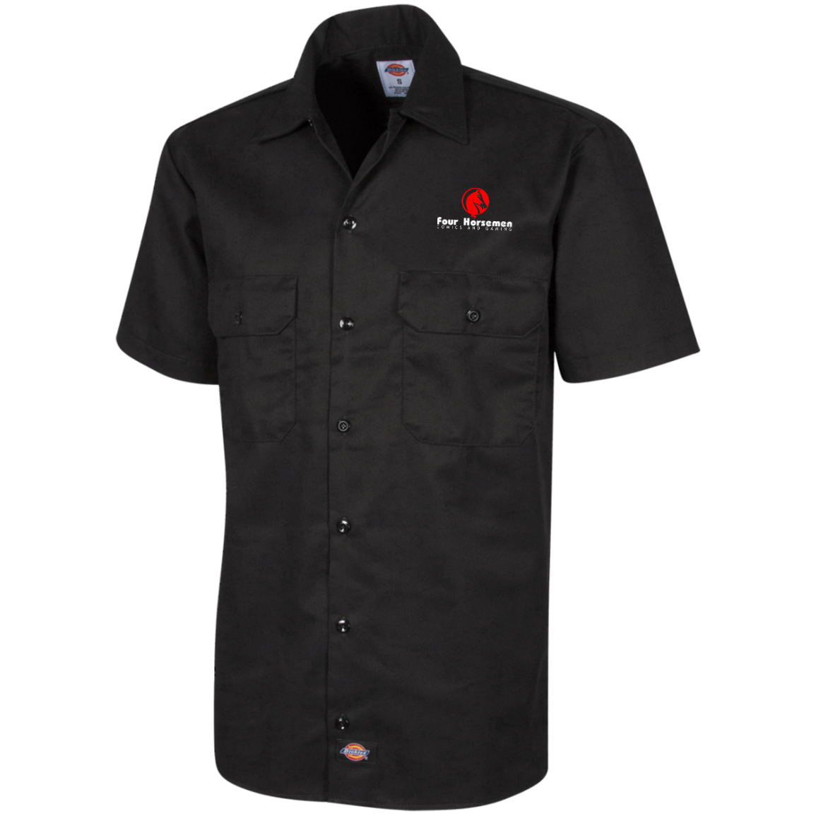 4HM Logo Men's Short Sleeve Workshirt