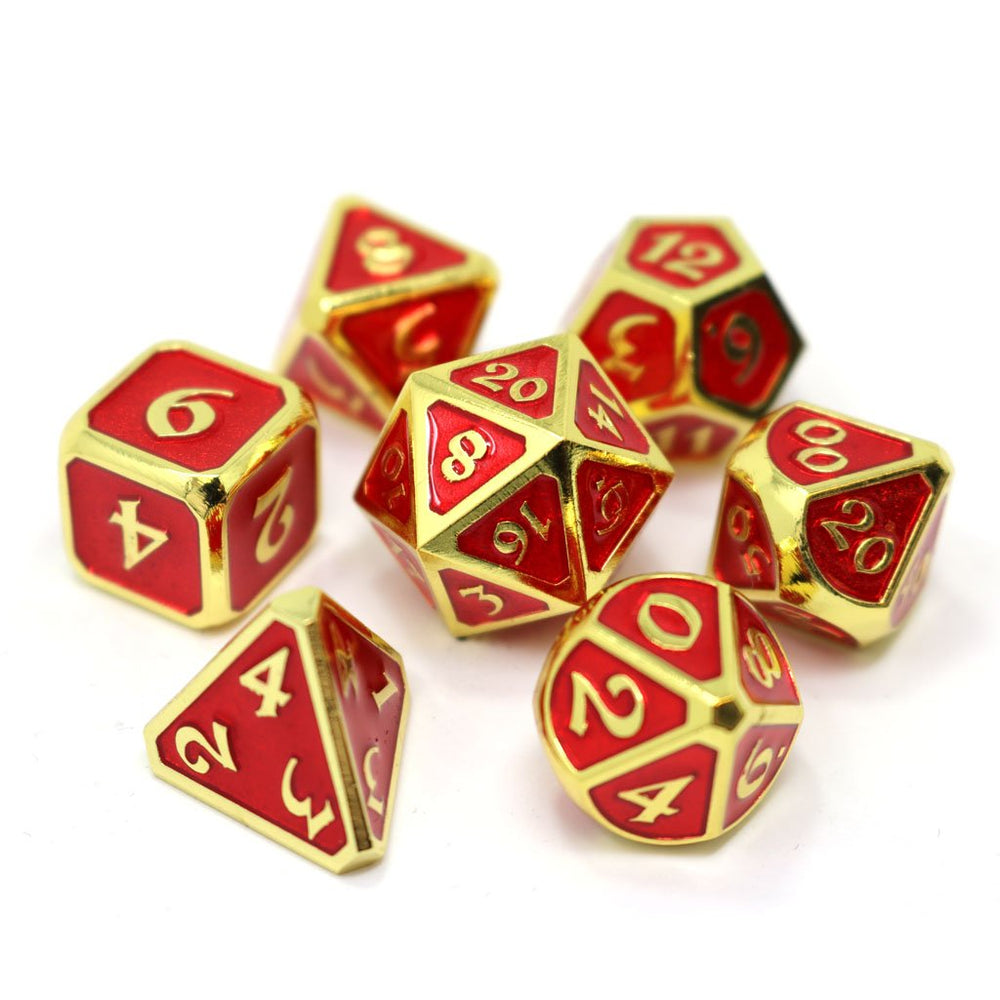 7 Piece RPG Set - Mythica Gold Ruby