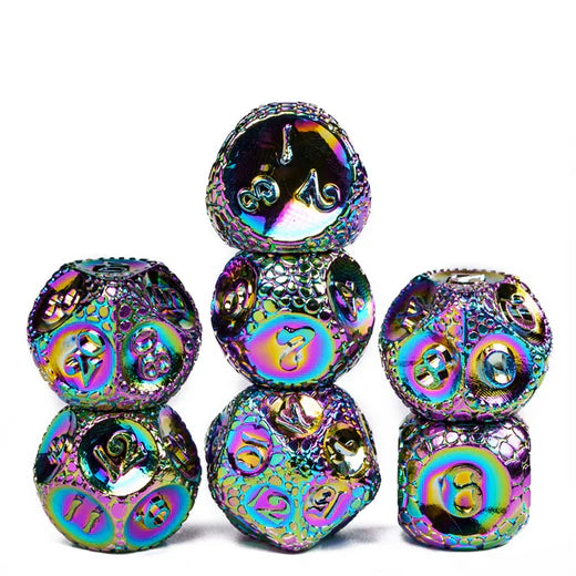 Foam Brain Games: Mystic Dragonstone Metal RPG Dice Set