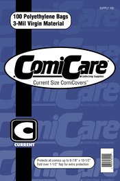 ComiCare Current PE comic bags 3-Mil Virgin Material