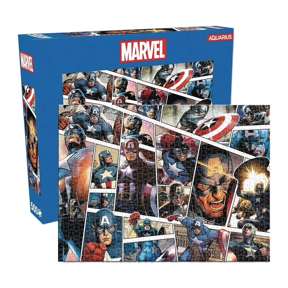 Captain America Panels 500 Piece Puzzle