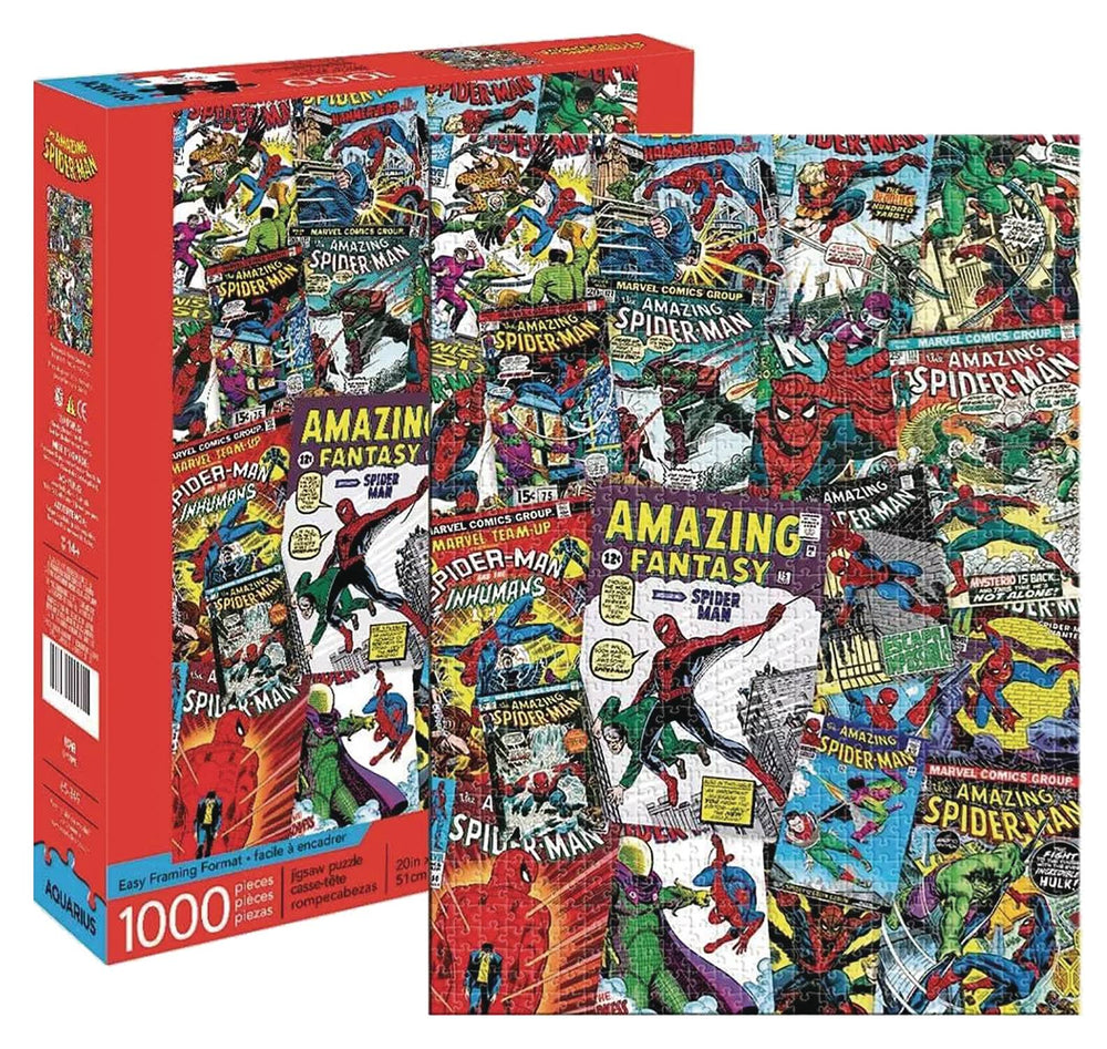 Marvel Spider-Man Covers 1,000pc Puzzle