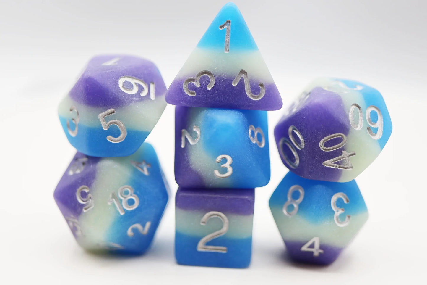 Foam Brain Games: Blueberry Snow Cone RPG Dice Set