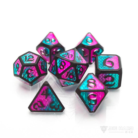 7 Piece RPG Set - Drakona Embers Cazn