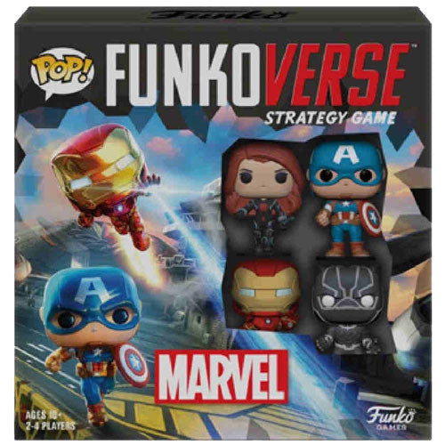 Funkoverse Strategy Game: Marvel 100 4-Pack