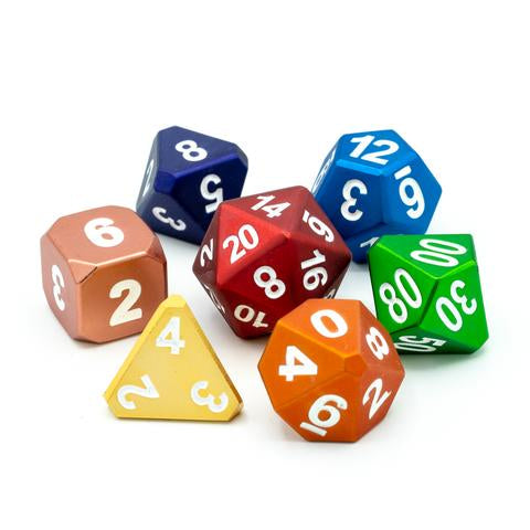 7 Piece RPG Set - Forge Frosted Rainbow Mix