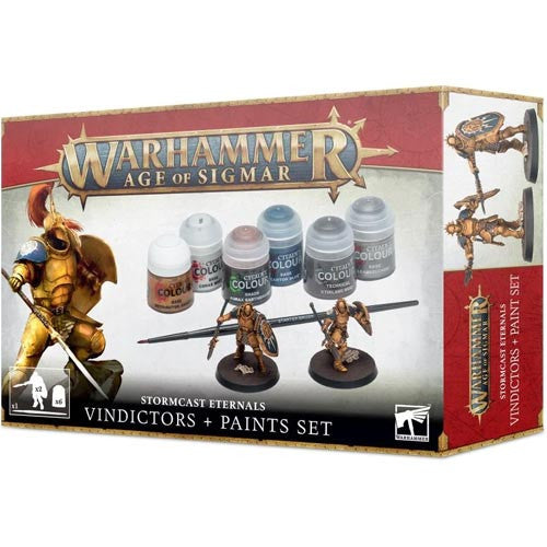 Warhammer Age of Sigmar: Stormcast Eternals - Vindictors + Paints Set
