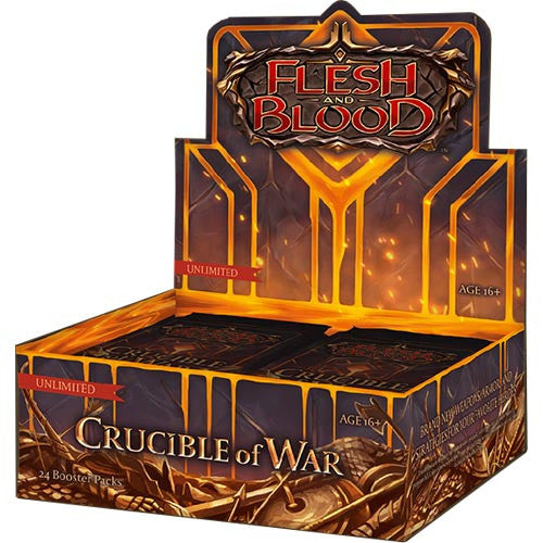 Flesh & Blood TCG: Crucible of War Unlimited Ed - Booster Box