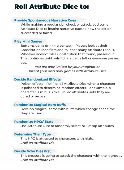 Attribute Dice