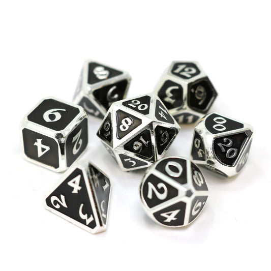 7 Piece RPG Set - Mythica Platinum Onyx