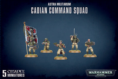 Warhammer 40k: Astra Militarum Cadian Command Squad