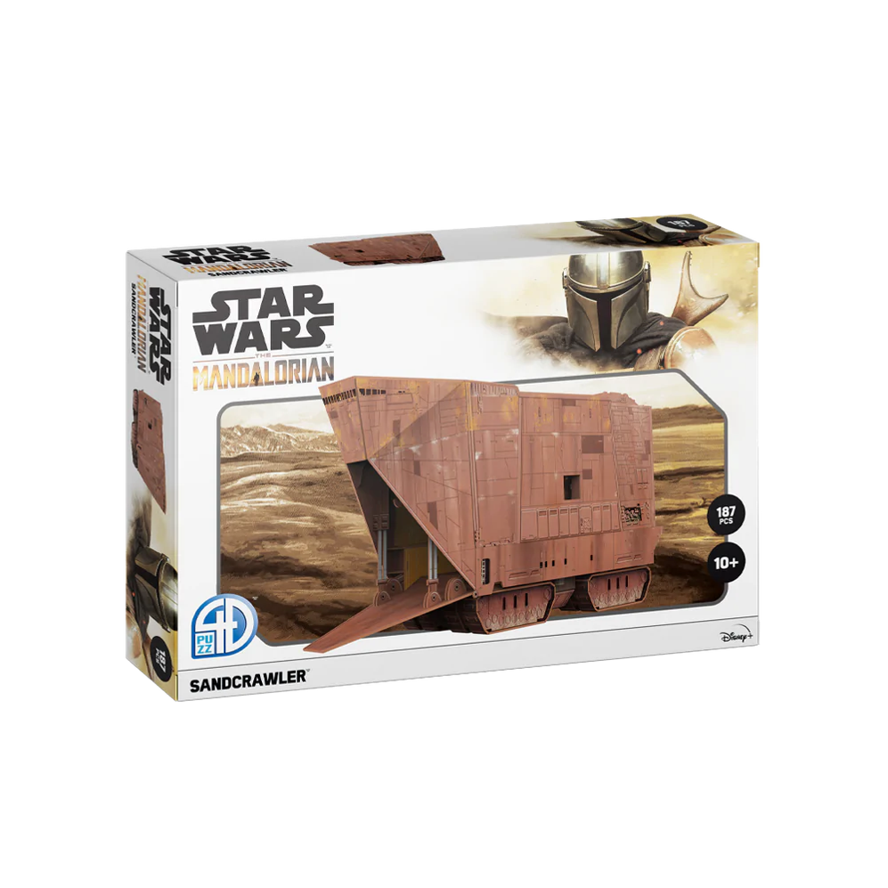 4D The Mandalorian Sandcrawler Paper Model Kit