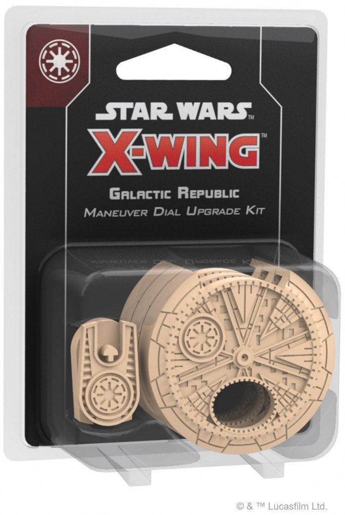 Star Wars X-Wing 2nd Edition Galactic Republic Maneuver Dial Upgrade Kit