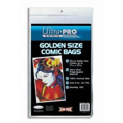 Ultra Pro: Golden Age Comic Bags-Resealable