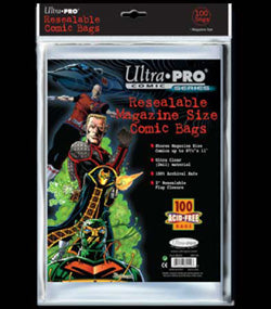 Ultra Pro: Magazine Bags-Resealable